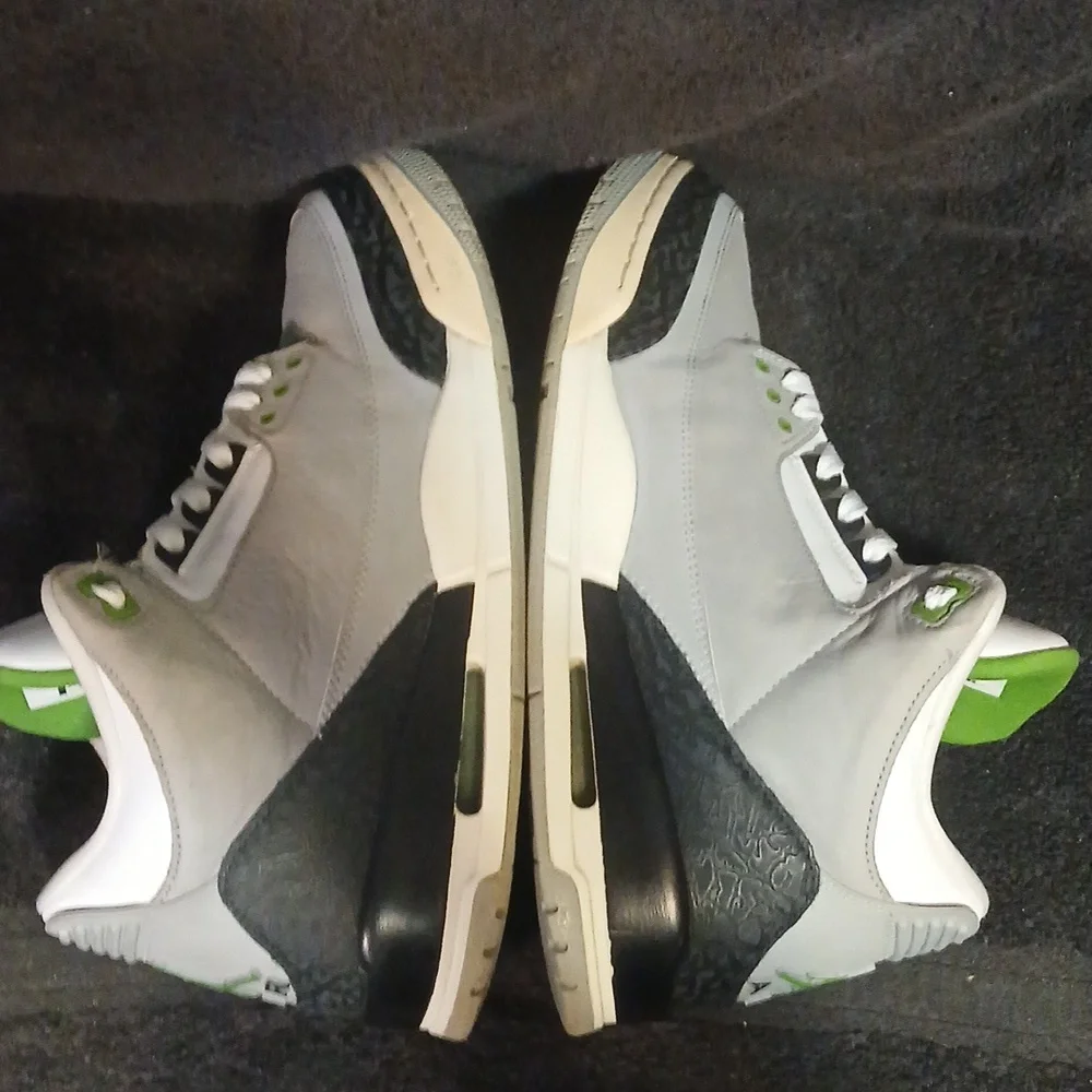 Air Jordan 3 Retro (CHLOROPHYLL) Mens-11.5 ,100% Authentic! - Picture 4 of 12